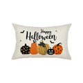 Axyaa Halloween Pumpkin Pillow Cover Fun and Simple Design