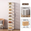Axyaa Drop Front Shoe Storage Box Organizer Cabinet Rack