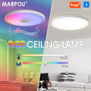 Axyaa Smart RGB Music Ceiling Light with Remote Control - Modern Dimmable LED