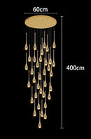 Axyaa Crystal Chandeliers LED Ceiling Lamp for Living Room