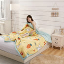 Axyaa Summer Cotton Quilt: Soft, Breathable, Thin Comforter for Office Nap and Bedspread.