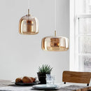 Axyaa Glass LED Pendant Lights Dining Room Chandelier Bar Restaurant Home Decor