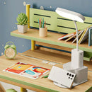Axyaa LED Desk Lamp: Dimmable Touch Night Light, USB Rechargeable, Foldable Table Lamp