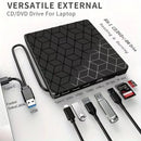 Axyaa USB 3.0 Type-C External CD/DVD Drive - Burner Reader Player for Computer