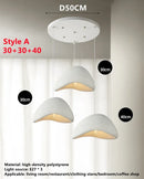 Axyaa Nordic Wabi Sabi E27 Chandelier - LED Pendant Lights for Home Decor