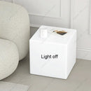 Axyaa RGB Cubic Table Lamp: 16 Colors Dimmable for Bedroom, Living Room, Patio & Party.
