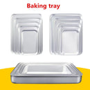 Axya Non-Stick Aluminium Baking Tray Set – Perfect for Biscuits, Cookies, and Pastries