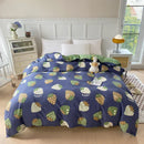 Axyaa Striped Cotton Duvet Cover for Queen/King Size Double Bed - Single Bed Kids Cover
