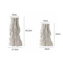 Axyaa Abstract Irregular Trunk Ceramic Vase - Home Decoration Accessories