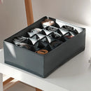 Axyaa Clothing Organizer Box for Underwear Socks Bras Pants Scarves Ties Jeans & more