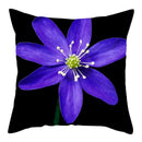 Axyaa Flower Printed Pillow Case - Decorative Polyester Cushion Cover - 45x45cm