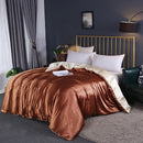 Axyaa Mulberry Silk Duvet Cover Queen Skin Beauty Comforter Cover Bed Blanket
