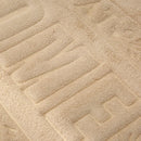 Axyaa Khaki Foam Bath Mat: High-Quality Rectangle Rug for Bathroom, Kitchen, or Bedroom