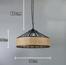 Axyaa Industrial LED Pendant Lamp Chandelier for Home, Bar, and Restaurant