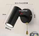 Axyaa Adjustable Gold Aluminum LED Wall Lamp for Bedroom, Bathroom, Corridor - Indoor Sconce Lighting