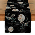 Axyaa Floral Fan Pattern Table Runner – Farmhouse Wedding Party Decoration