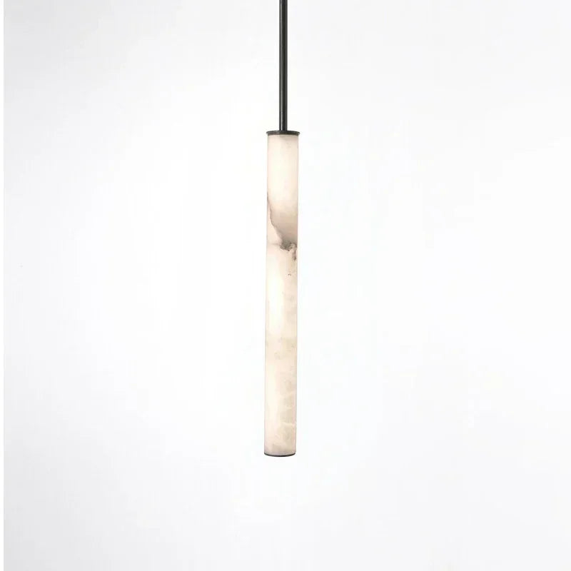 Axyaa Retro Marble LED Chandeliers for Modern Luxury Decor.