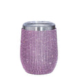 Axyaa Shiny Diamond Stainless Steel Tumbler Thermal Coffee Mug Drinkware