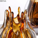 Axyaa Flower Bud Glass Vase for Elegant Hydroponics and Floral Arrangements