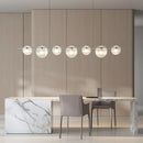 Axyaa Minimalist Long Strip Pendant Light for Full Spectrum Bar Lighting