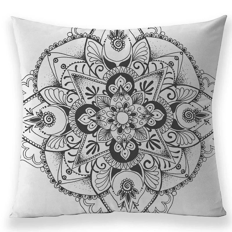 Axyaa Bohemian Mandala Pillow Case - 45*45 cm - Linen Pillowcases