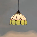 Axyaa European Stained Glass Pendant Chandelier Light Fixture Home Decor