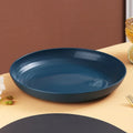 Axyaa Red Unbreakable Dinner Plates Set - Reusable, Dishwasher & Microwave Safe, BPA Free