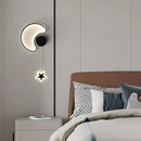 Axyaa Nordic LED Wall Lamp Cloud Star Moon Kids Bedroom Indoor Sconce
