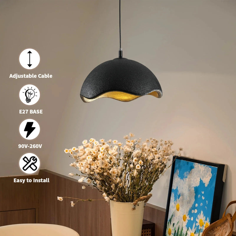 Axyaa Ceiling Chandelier: Medieval Style LED Pendant Light for Dining Room & Bar