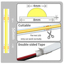 Axyaa High Density COB LED Strip Lights 3000K-6500K Kitchen Room Decor 8mm