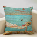 Axyaa Linen Pillow Case 45x45cm for Home Decor and Relaxation