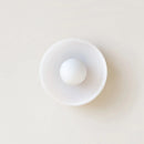 Axyaa Italy Glass Wall Lamp White/Green/Orange for Living Room Bedroom Corridor