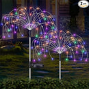 Axyaa Solar Firework Fairy Lights for Outdoor Garden Decor