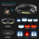Axya Rechargeable LED Headlamp with 7 Modes-Waterproof for Camping, Fishing