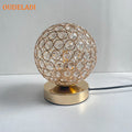 Axyaa Crystal Table Lamp for Modern Desktop Decor in Bedside Cabinet or Desk
