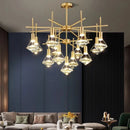 Axyaa Modern LED Chandeliers for Dining Room Pendant Lights Hanging Lamps