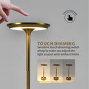 Axya Cordless LED Desk Lamp with Touch Switch - Ideal for Home Office or Reading