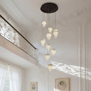 Axyaa Crystal Chandeliers: Modern Indoor LED Ceiling Lighting