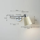Axyaa Modern Black Iron LED Wall Sconce for Home Decor
