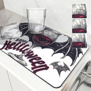Axyaa Halloween Absorbent Draining Mat for Kitchen and Bathroom