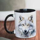 King Forest Wolf Mug - Axyaa Wolf Lover Birthday Gift Mug