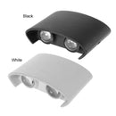 Axyaa LED Wall Sconces - Modern Indoor Outdoor Up Down Lights for Living Room & Bedroom
