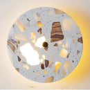 Axyaa LED Wall Lamp - Nordic Modern Design with Pull Chain Switch, Terrazzo Pattern for Living Room, Bathroom, Stair Lights