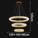 Axyaa Crystal Chandelier Pendant Lamp for Luxurious Living Room and Bedroom Lighting