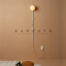 Axyaa Modern LED Glass Wall Sconce, Minimalist Design, Indoor Lighting, Gold or Black