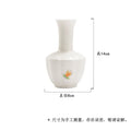 Axyaa Hand-painted Floral Vase: Antique Porcelain Plant Pot for Home Decoration