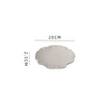 Axyaa Lotus Leaf Ceramic Dinner Plate Set - Japanese Style Tableware