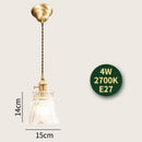 Axyaa Diamond Glass LED Pendant Lamp - Modern Nordic Hanging Lights