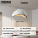 Axyaa Nordic Wabi Sabi E27 Chandelier Pendant Light - Home Decor Loft Hanging Fixture
