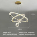 Axyaa Crystal LED Pendant Chandelier Dimmable Light for Home Decor